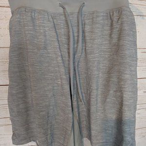 Lululemon Men's T.H.E. Lined Shorts Size XL Light Heather Grey with Drawstring